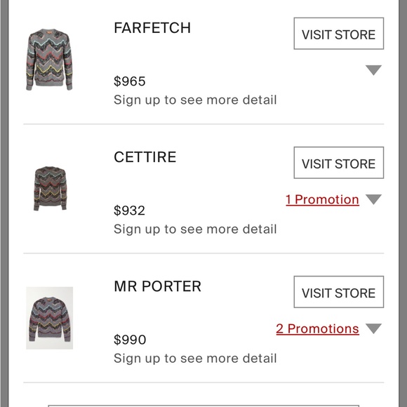 NWT Missoni Sweater sz Sm/Med - Picture 5 of 5